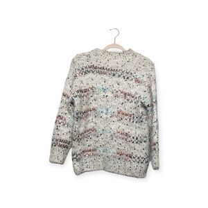 Women’s Anthropologie Raga Confetti Fay Eyelash High Neck Sweater, size XSP